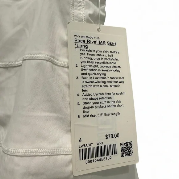 Lululemon Pace Rival Mid-Rise Skirt Long - Picture 7 of 9